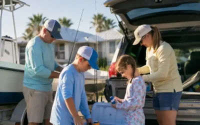 Preparing for a Family Fishing Day on the Florida Gulf Coast